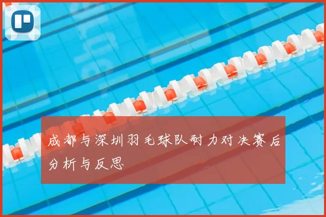 成都与深圳羽毛球队耐力对决赛后分析与反思