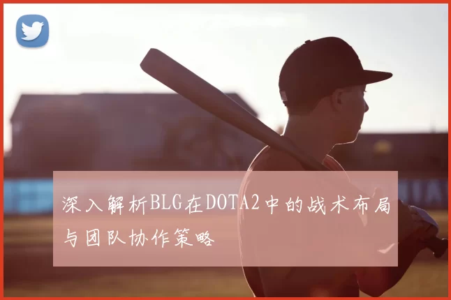 深入解析BLG在DOTA2中的战术布局与团队协作策略